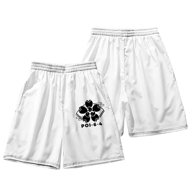 White Flower Yukata Shorts