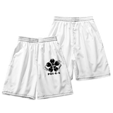 White Flower Yukata Shorts