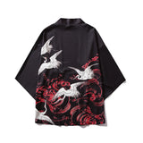 Crane Yukata Top