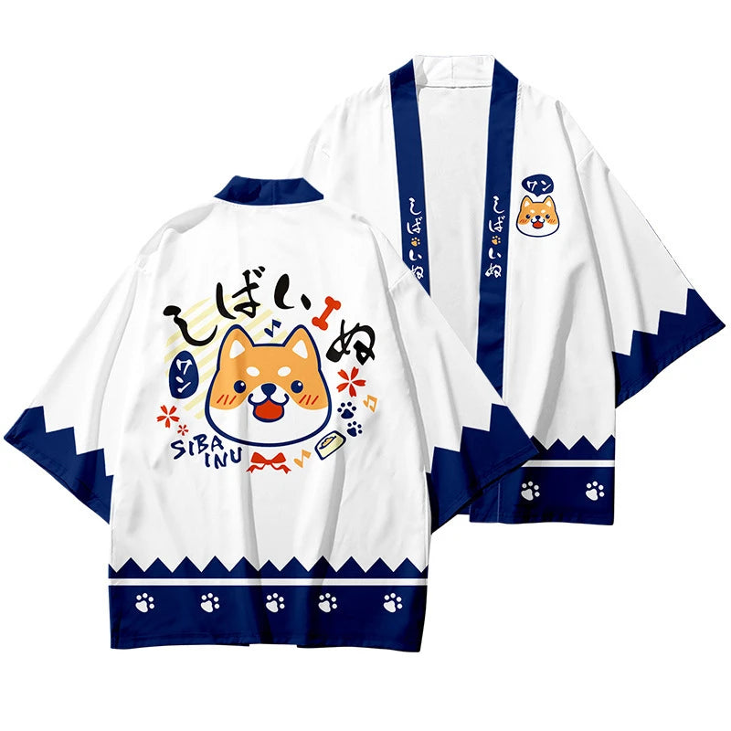 Shiba Inu Yukata Top