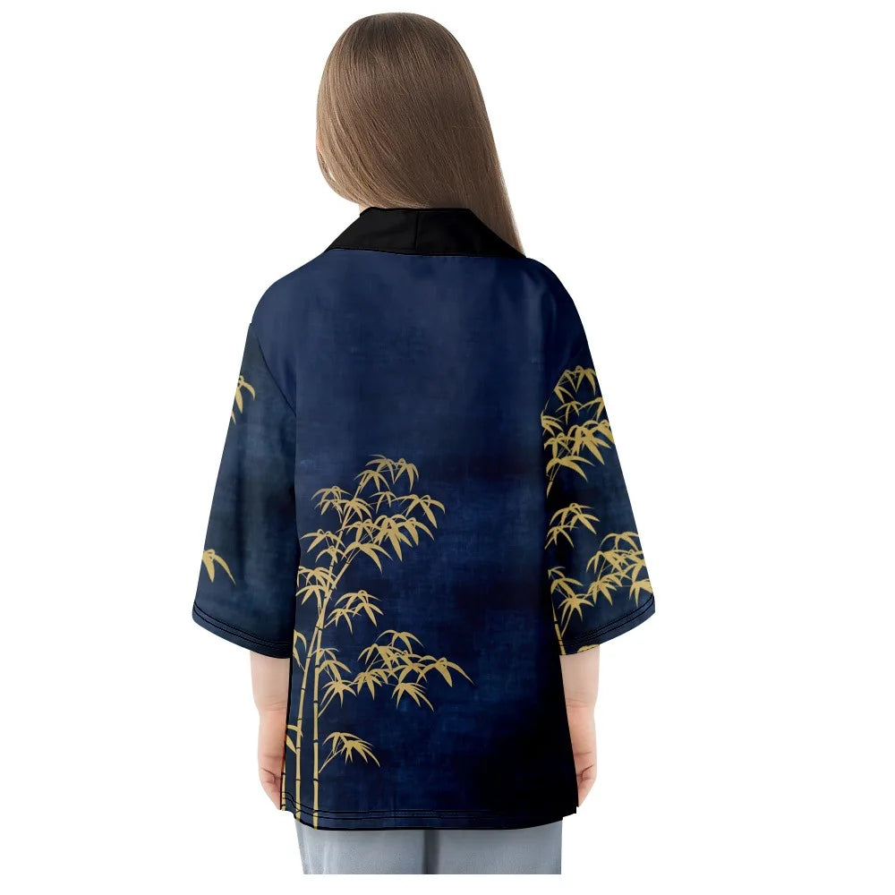 Palm Tree Yukata Top